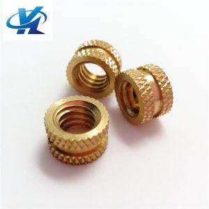 Round threaded brass insert cnc nuts blind 8mm knurled nut m3 m4 m6 m8 m10 42mm