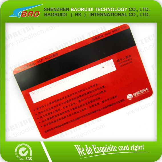 Printing Transparent Loco Magnetic Stripe Business Card