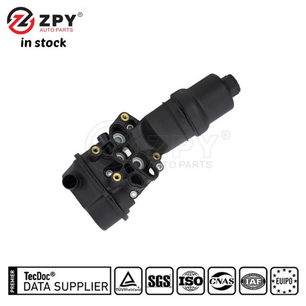 ZPY Oil Filter Housing Cooler for Audi A4 A6 VW Porsche OEM 06F115397F