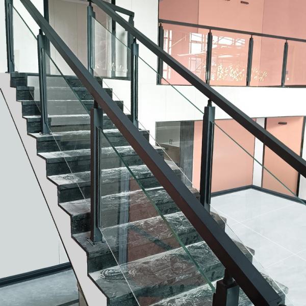 Buy Home Aluminum Staircase Handrail Rustproof Aluminum Step Railing at wholesale prices