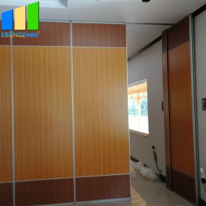 Plywood Sound Proof Partitions Board Folding Wood Sliding Door Movable Folding