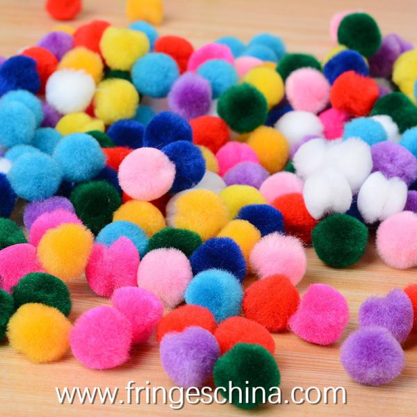 Buy Wholesale Colorful DIY Party Decoration Acrylic Fiber Pom Pom Ball at wholesale prices