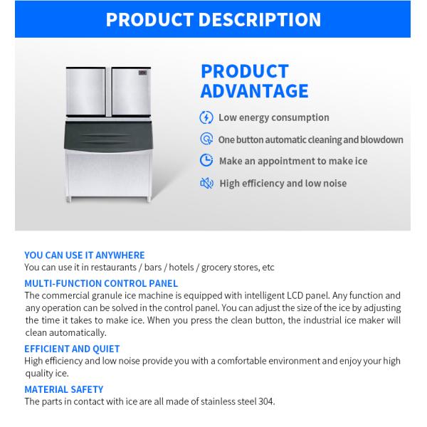 Hot sale 1000 kg output commercial ice cube makers machines for home business