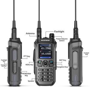 Quality 135*60*33mm Size Exclude Antenna Baofeng Walkie Talkie Long Range with 2600mAh Battery Capacity for sale