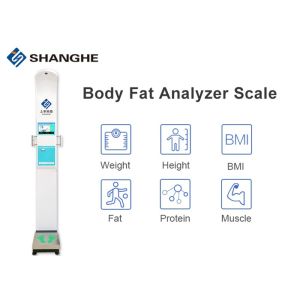 Eletronic Balance Body Composition Analyzer Machine , White Medical Body