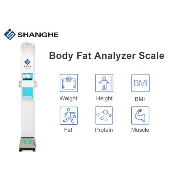 Eletronic Balance Body Composition Analyzer Machine , White Medical Body