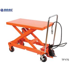 AA4C Pneumatic Hydraulic Cart And Hydraulic Double-function Table Truck