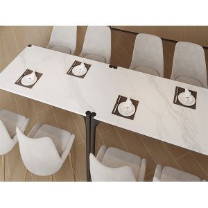 Matt White Sintered Stone Slab 1420x2700mm AAA Grade