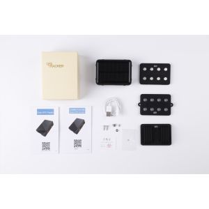 4G solar GPS tracker with 9000ma battery