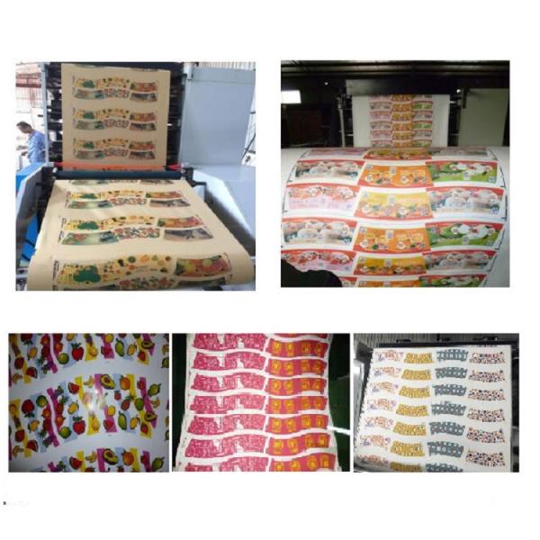 Ceramic Anilox Cylinder Paper Cup Printing Machines Magnetic Power Brake Controlled