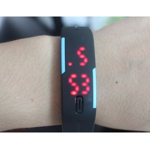 LED watch, fashion design, japanese movement, 3atm water resistant