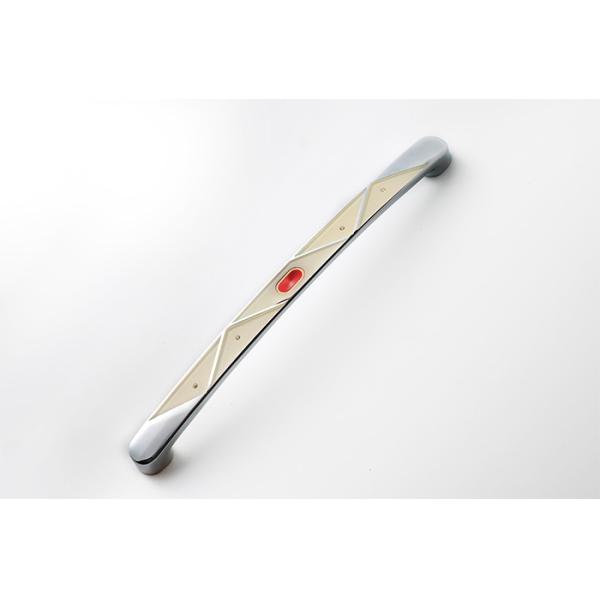 Buy Bedroom Silver Furniture Pulls Chrome Plated Handle Logo Printed at wholesale prices