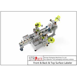 Self Adhesive Round / Square Bottle Sticker Labeling Machine Multi Directional