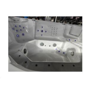 8-Person Rectangle Outdoor Hottubs Acrylic Freestanding Bathtub