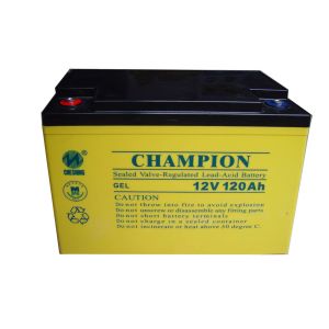 China Champion Solar GEL Battery 12V120AH NP120-12-G Sealed Lead Acid Solar