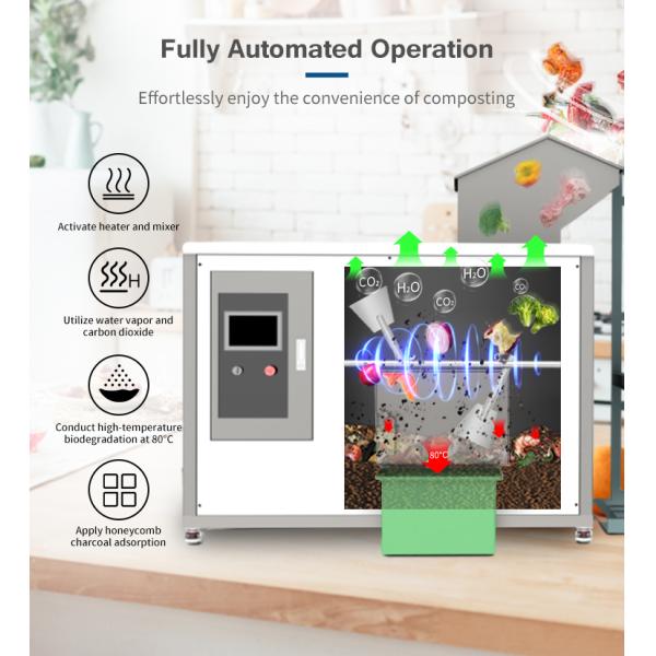 Food Waste Recycling Machine Food Waste to Organic Fertilizer Compost Machine Garbage Disposer