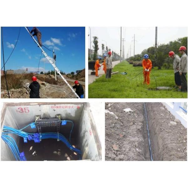 G652D / G657A1 Grade Outdoor Fiber Optic Cable GYTA Stranded Loose Tube