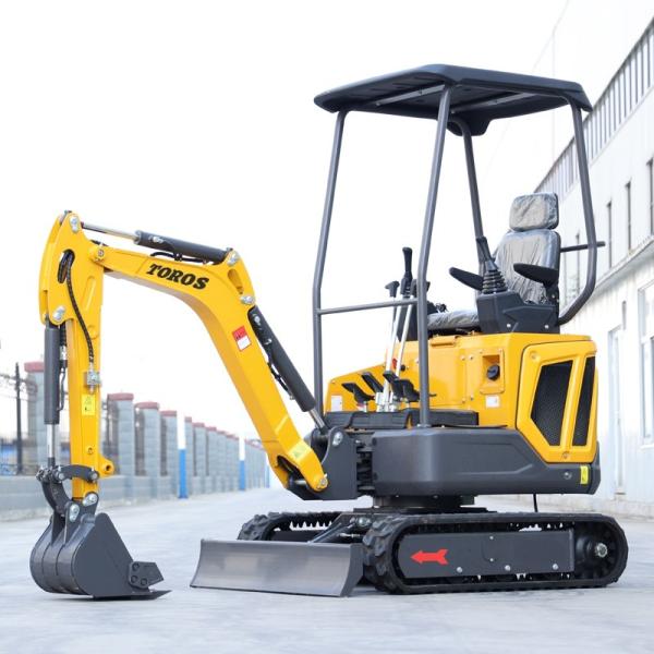 Buy 3060mm Total Length Compact Crawler Excavator 1 Ton With 8kn Maximum Excavation Force at wholesale prices
