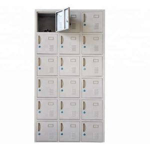 Multifunctiona 18 Doors Electrostatic Fireproof Metal Lockers