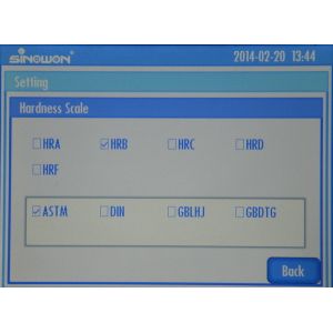 Touch panel Electronic Rockwell Hardness Tester with 0.5HR resolution
