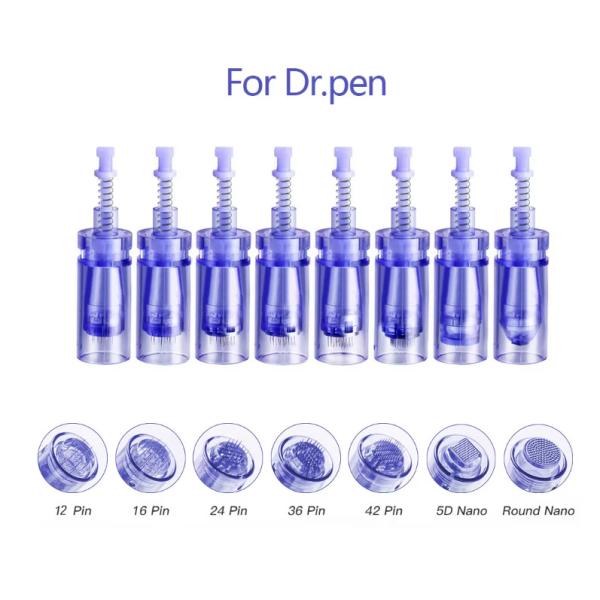 Disposable Derma Pen Needles Tips Cartucho Tattoo Dr Pen A1 Microneedling Cartridges