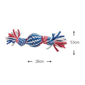 Cotton Rope Tug Pet Chew Toys For Aggressive Chewers Teething