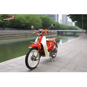 Automatic CUB 110CC Motorcycle Fuel Tank Capacity 4.4L Red Black most cost