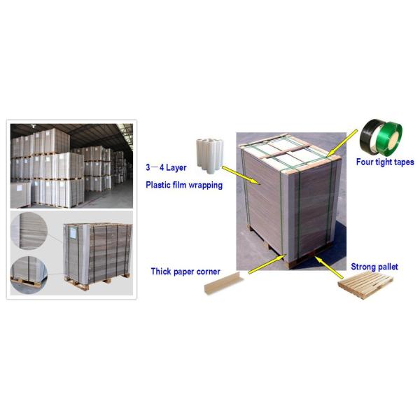 Glossy AA 2mm 1300GSM Grey Chipboard , Degradable Grey Board Paper