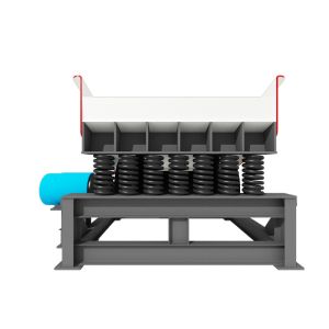 400mm Feed Granularity Single Shaft Vibrating Feeder For Granular Materials