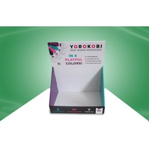 Recyclable Cardboard Countertop Display Rack Foldable UV coating