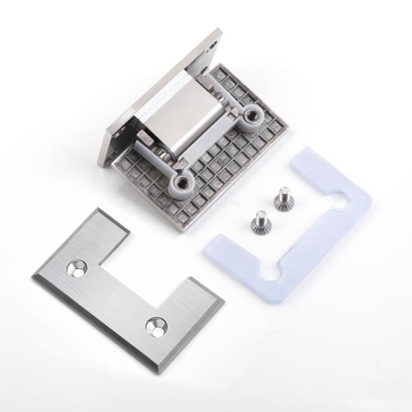 Long Life 90 Degree Frameless Brass Pivot Glass Screen Door Shower Hinges for Shower Cabins