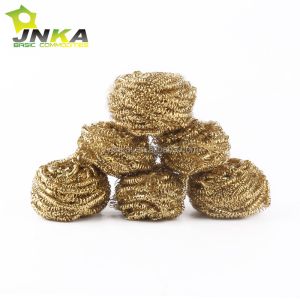 H65 Brass Scourer Pads Copper Scrubber for Kitchen Cleaning