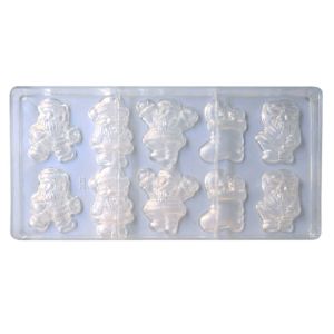 Handmade 3D Special Shape Polycarbonate 3d Chocolate Bar Mold for Kitchen and