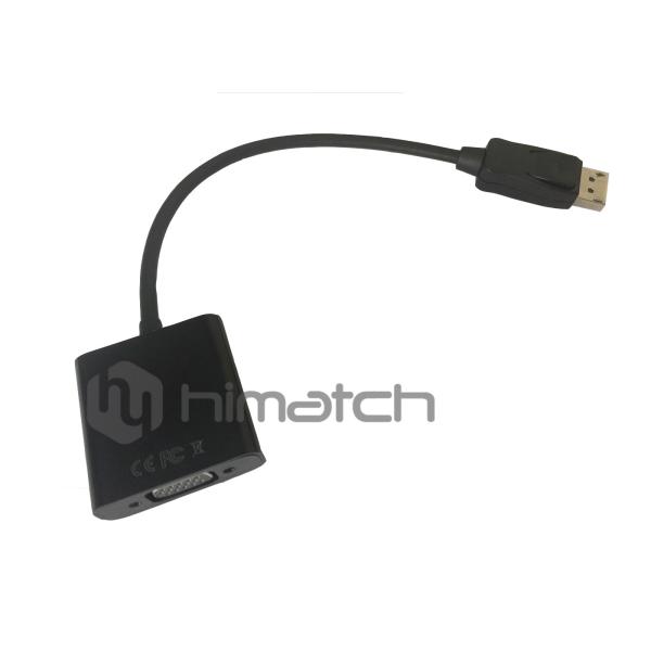 High Definition Displayport 1.2 To VGA Cable Male To Female 1080P DP Video Cable