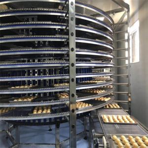 Steel Bread Spiral Conveyor Cooling Tower for Automatic Bun Loaf Baking