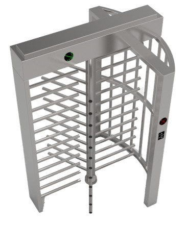 304 Stainless Steel Full-Height Turnstile DC Brushless Motor Sigle Security Door