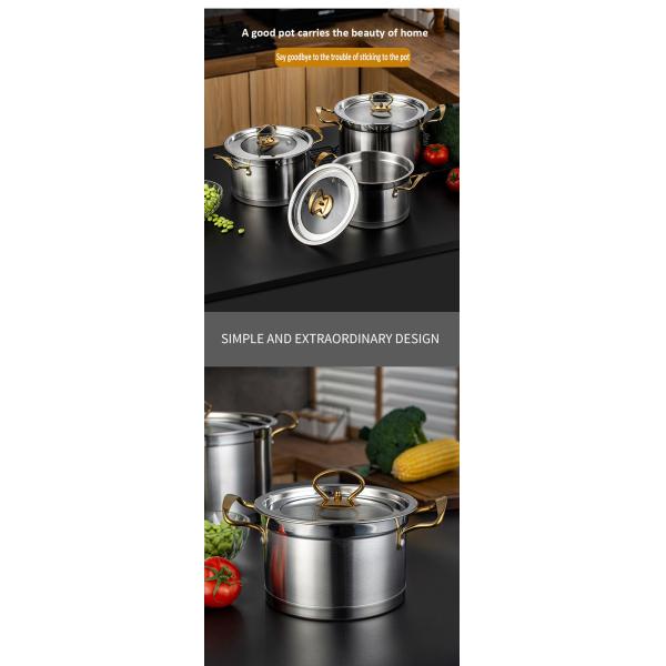 Wholesale Tornado Cookware Sets Multifunctional Cooking Pot Kitchen 6 Piece Soup Pot Set