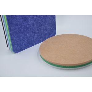 China Contemporary PET Square Acoustic Panels Polyester Fiber Sound Absorbing Board Custom on sale