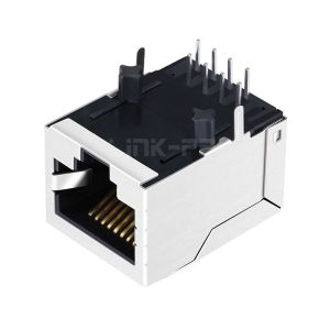 LPJ0011INL 10/100 Base-T Tab Down Without Led Single Port 8 Pin Magnetic RJ45