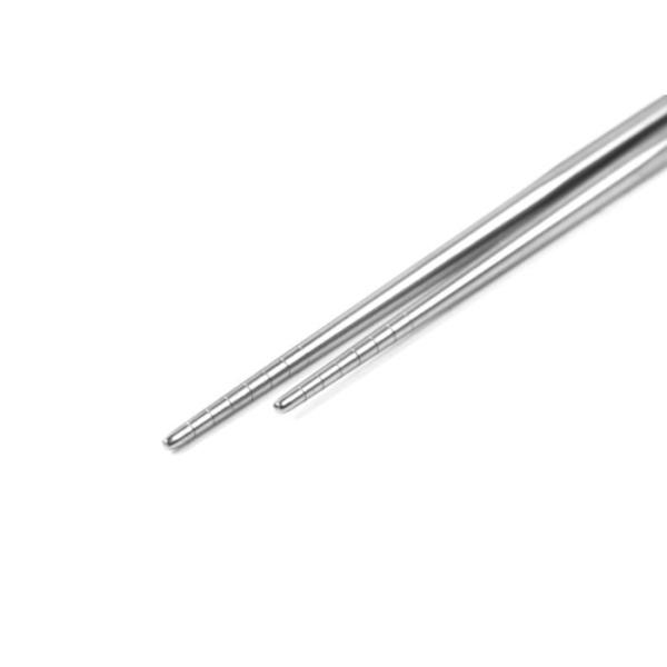 Hiking Titanium Camping Parts Ti Chopsticks Sandblasting Hollow Square Chopsticks