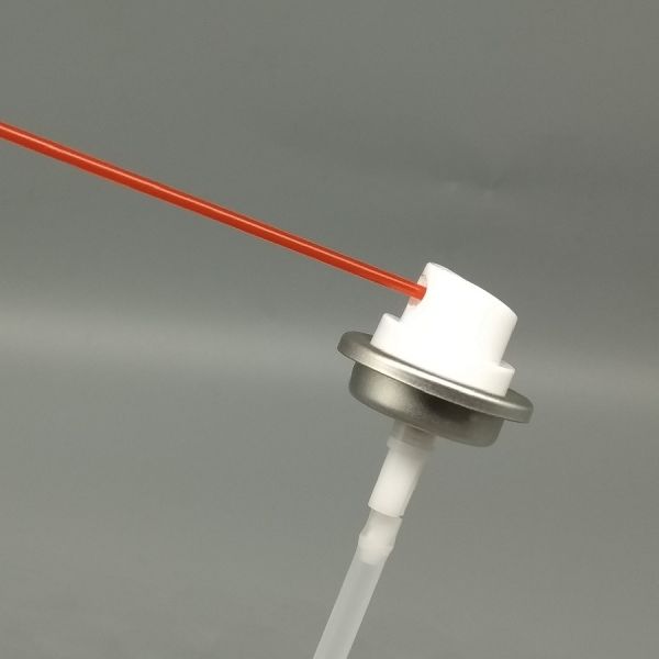 Luxury 360-Degree Aerosol Valve with Silken-Mist Actuator for Premium Hair Care and Skincare Mists with Ultra-Fine Dispersion