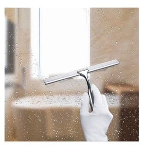 Chrom Shower Glass Cleaner Squeegee Mirror Wiper