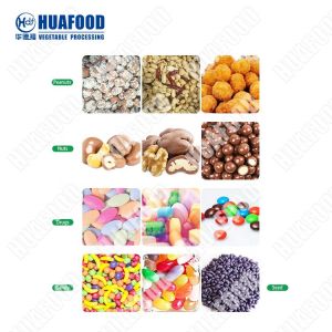 New efficient peanut dragee coater chocolate almond coating machinery