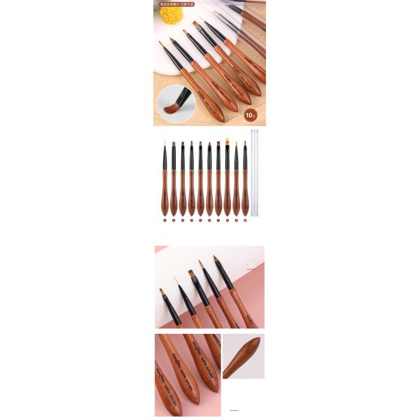 NAIL Art Line Drawing Pen Light Therapy Painting Brush for DIY Manicure Performance