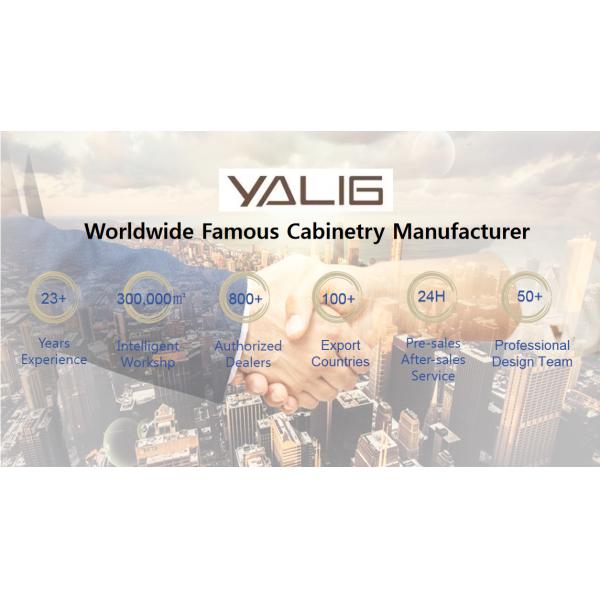 MDF Door Customized Veneer Color YALIG Under Sink Green Australian Glossy Furniture Lacquer Kitchen Cabinets