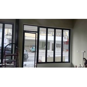 folding window aluminum balcony vertucal