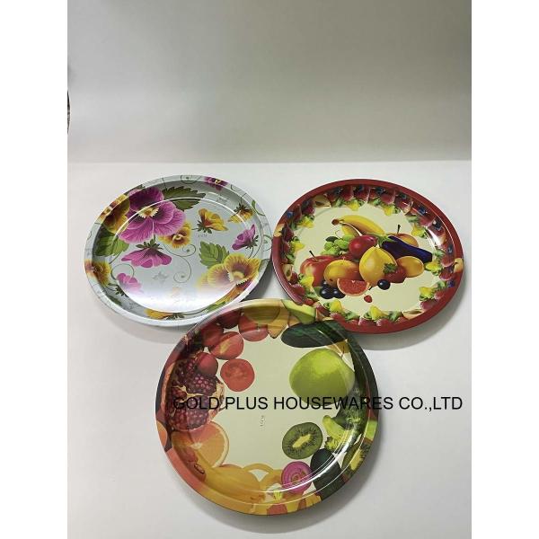 2024 hottest color tray &,45cm stainless steel fruit tray &BBQ tray ,hot in Middle East market