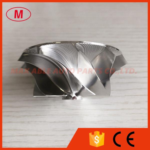 TD04 45.47/60.48mm 11+0 blades high performance turbocharger milling/aluminum 2618/billet compressor wheel