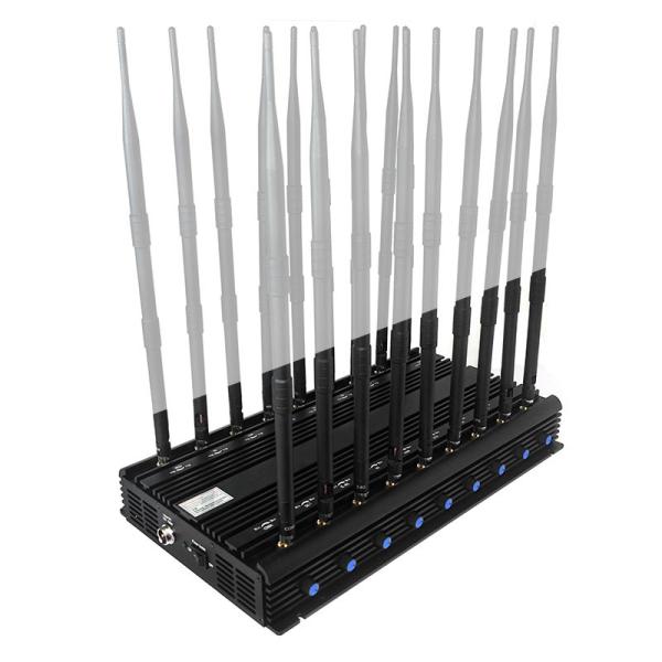 18 Antennas Cell Phone Signal Jammer 2 3 4 5 G WiFi GPS VHF UHF Wireless Signal