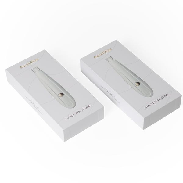 Custom Paper Beauty Instrument Packaging Box with Form Insert on Grey Board